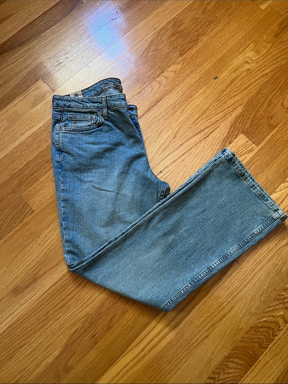 Classic Women's Light Blue Boot Cut Jeans size 13 Short